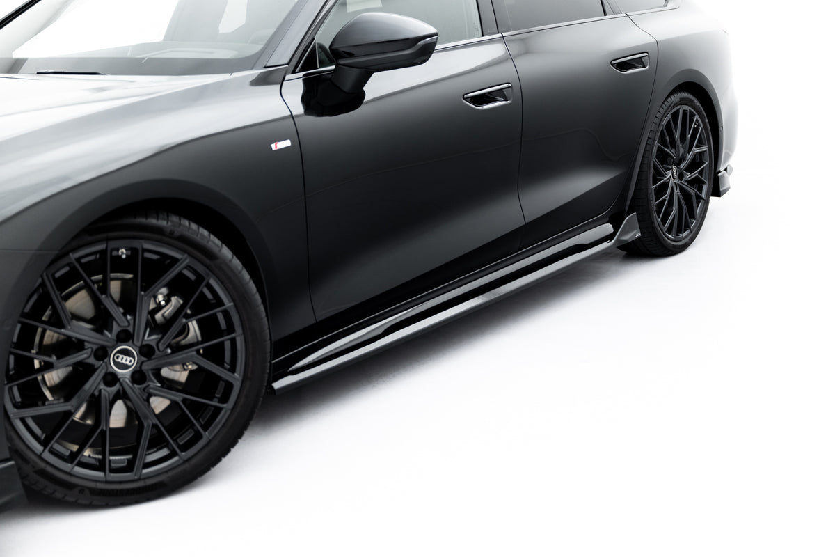 Side Skirts Diffusers V.2 suitable for Audi A6 S-Line C9