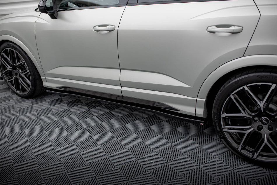 Side Skirts Diffusers V.2 suitable for Audi Q3 S-Line / RSQ3 Sportback / SUV F3