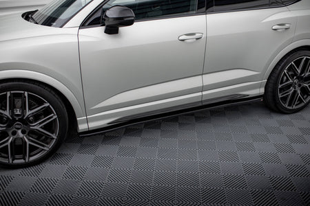Side Skirts Diffusers V.2 suitable for Audi Q3 S-Line / RSQ3 Sportback / SUV F3