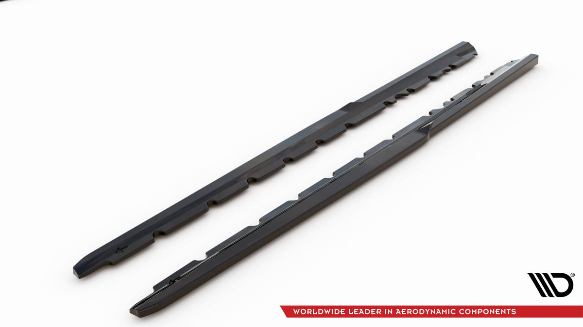 Side Skirts Diffusers V.2 suitable for Audi R8 Mk2 Facelift