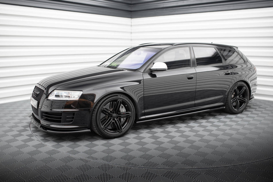 Side Skirts Diffusers V.2 suitable for Audi RS6 Avant C6