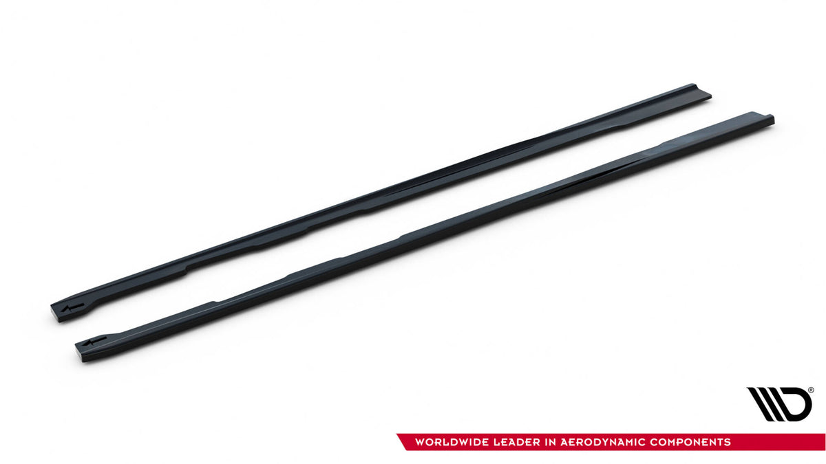 Side Skirts Diffusers V.2 suitable for Audi RS6 C7 / C7 Facelift