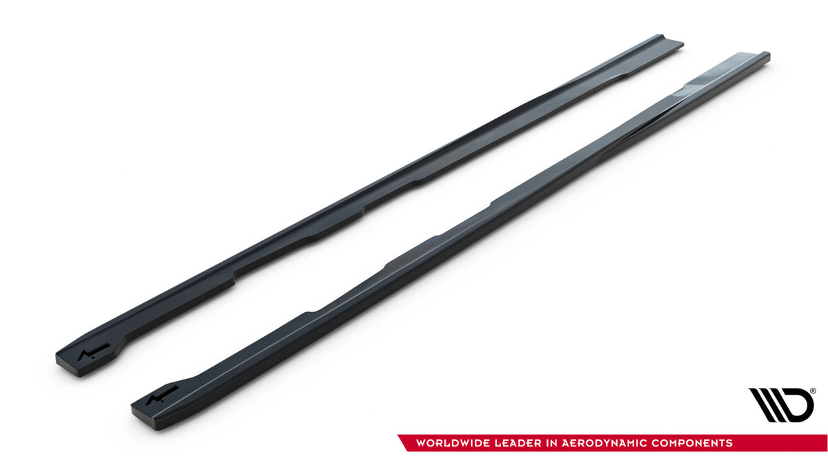 Side Skirts Diffusers V.2 suitable for Audi RS6 C7 / C7 Facelift