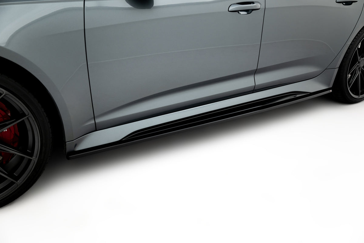 Side Skirts Diffusers V.2 suitable for Audi RS6 C8 / C8 Facelift