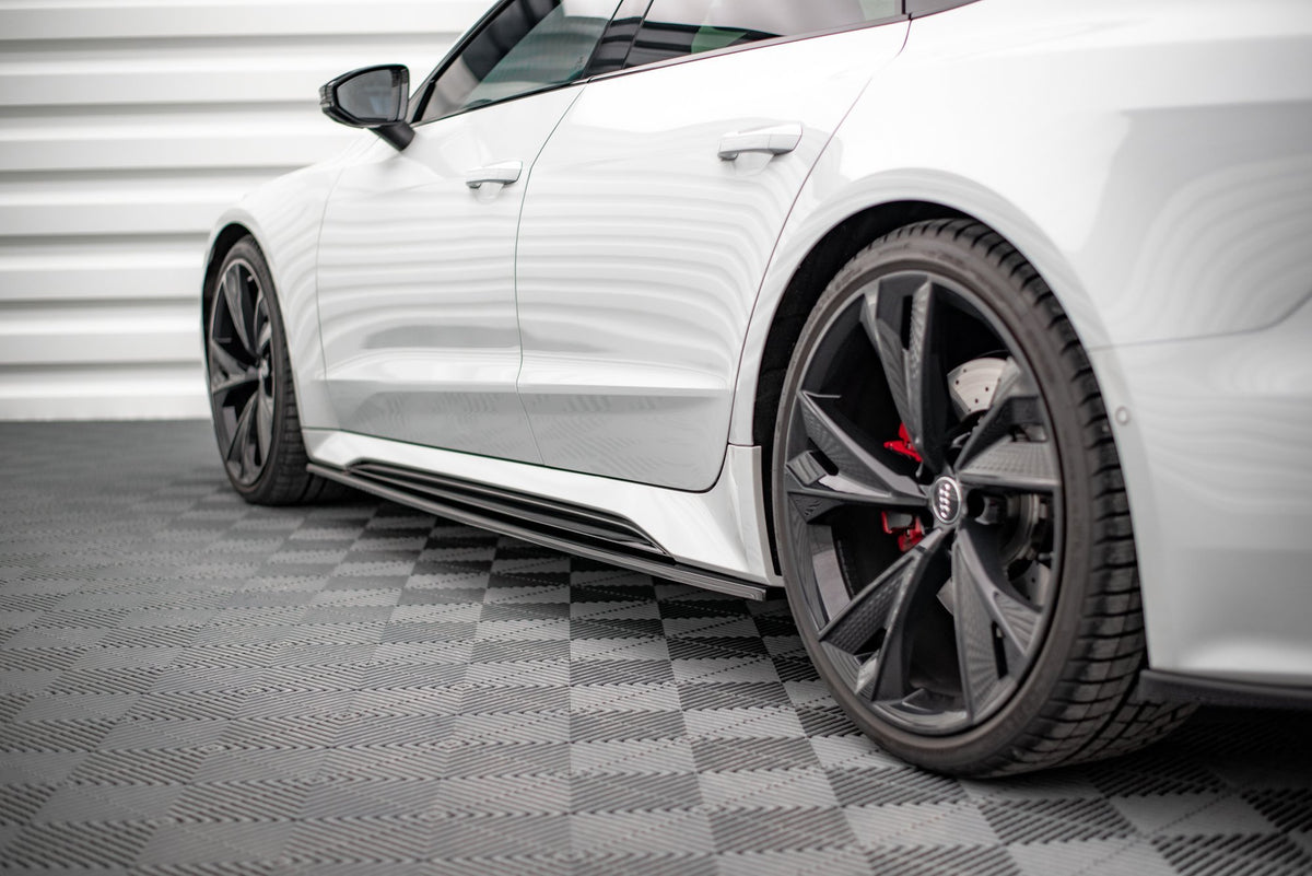 Side Skirts Diffusers V.2 suitable for Audi RS7 C8
