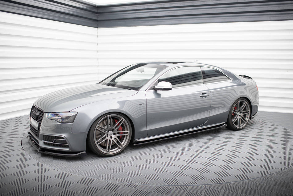 Side Skirts Diffusers V.2 suitable for Audi S5 / A5 S-Line Coupe 8T / 8T Facelift