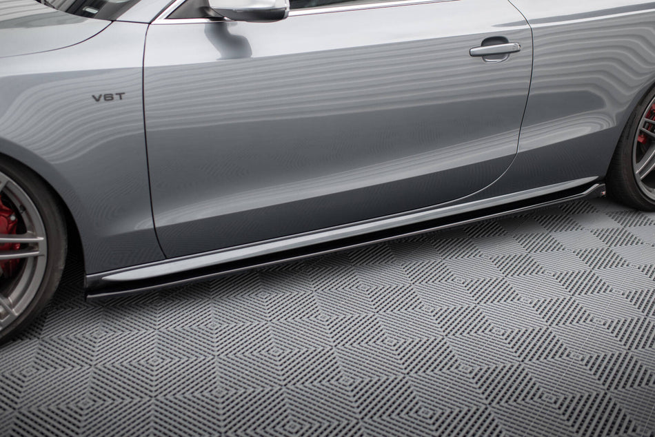Side Skirts Diffusers V.2 suitable for Audi S5 / A5 S-Line Coupe 8T / 8T Facelift