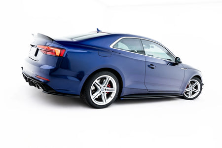 Side Skirts Diffusers V.2 suitable for Audi S5 / A5 S-Line Coupe F5