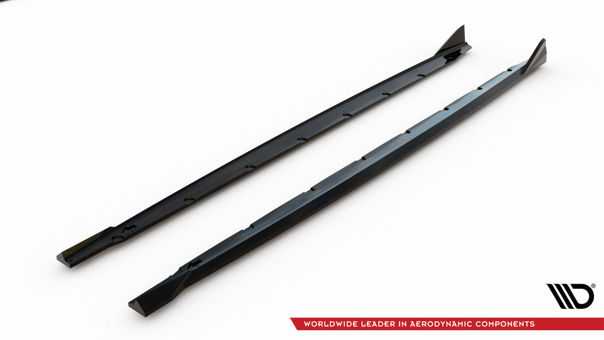 Side Skirts Diffusers V.2 suitable for BMW 1 M-Pack F70