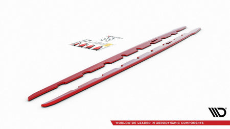 Side Skirts Diffusers V.2 suitable for BMW 1 M-Pack /  M135i / 128ti