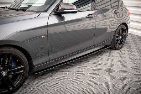 Side Skirts Diffusers V.2 suitable for BMW 1 M135i / M140i / M-Pack F20