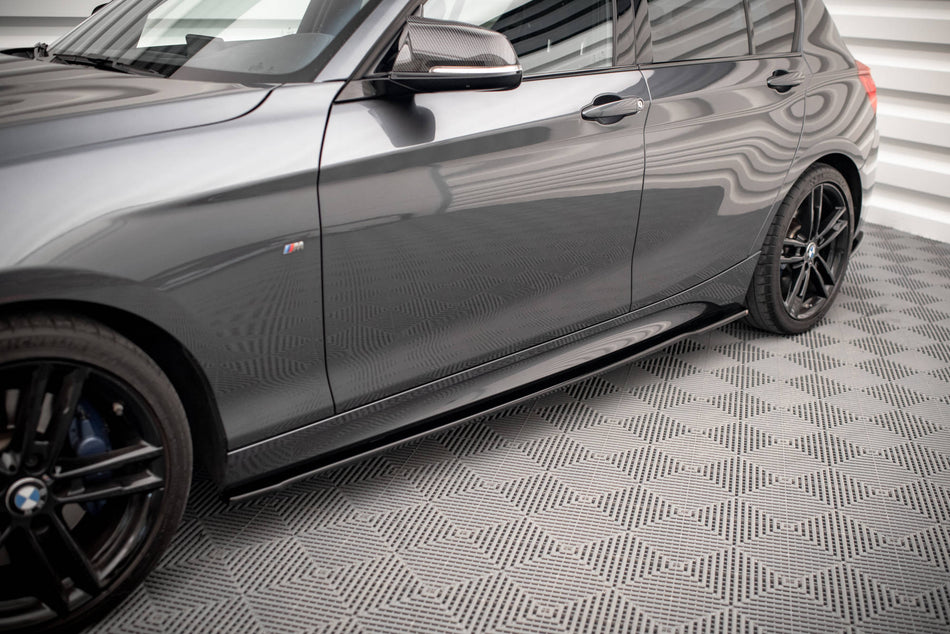 Side Skirts Diffusers V.2 suitable for BMW 1 M135i / M140i / M-Pack F20