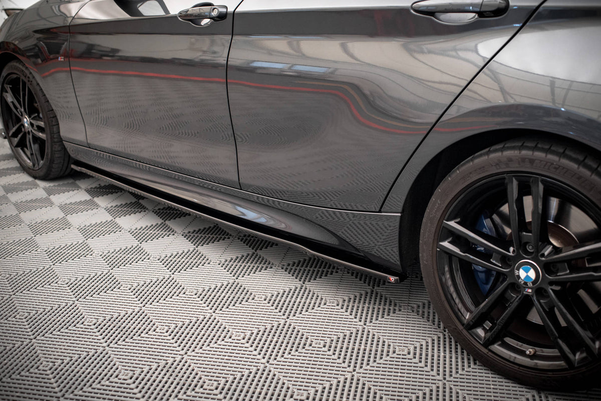 Side Skirts Diffusers V.2 suitable for BMW 1 M135i / M140i / M-Pack F20
