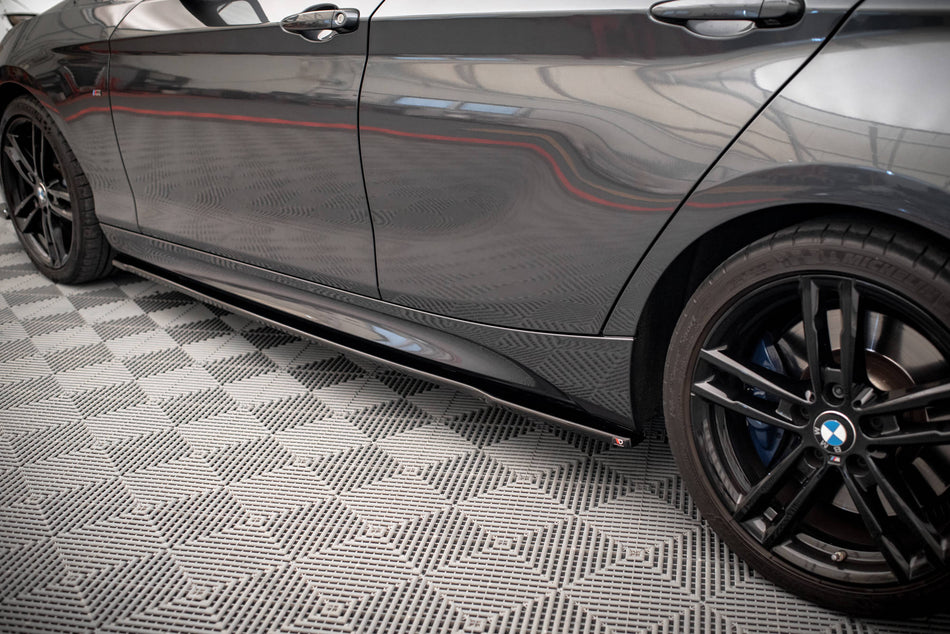 Side Skirts Diffusers V.2 suitable for BMW 1 M135i / M140i / M-Pack F20