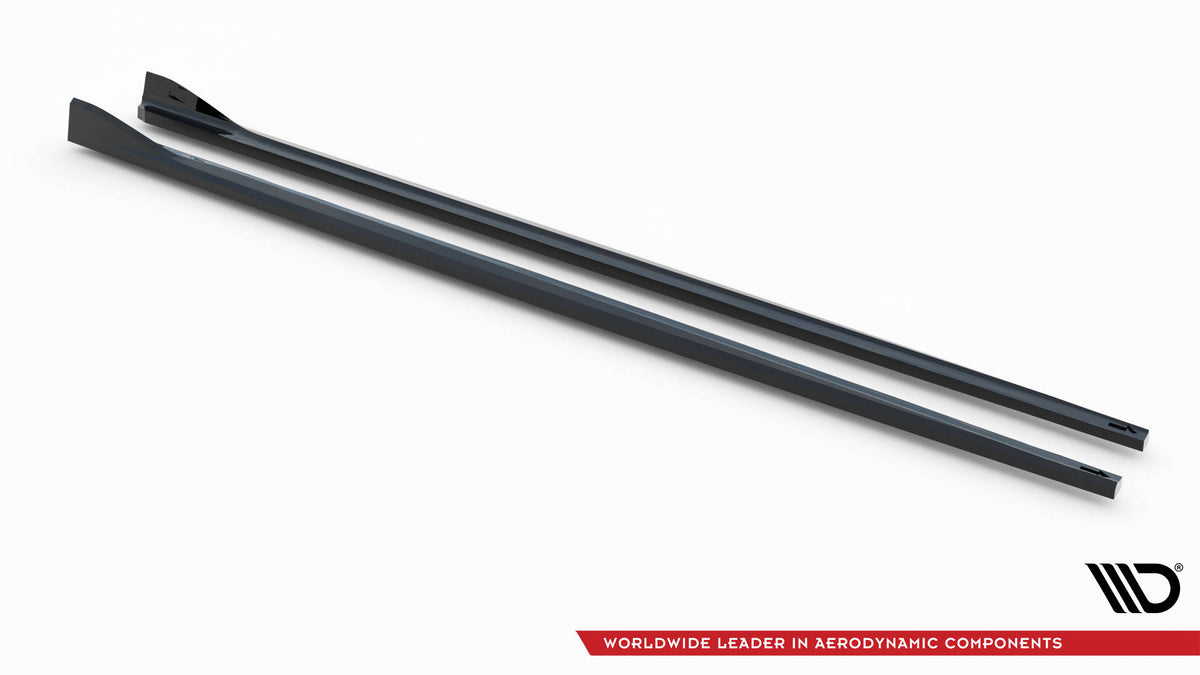 Side Skirts Diffusers V.2 suitable for BMW 2 Coupe G42