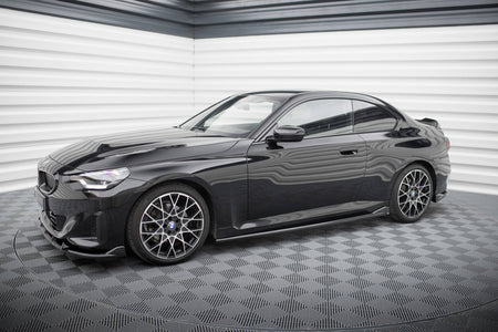 Side Skirts Diffusers V.2 suitable for BMW 2 Coupe G42