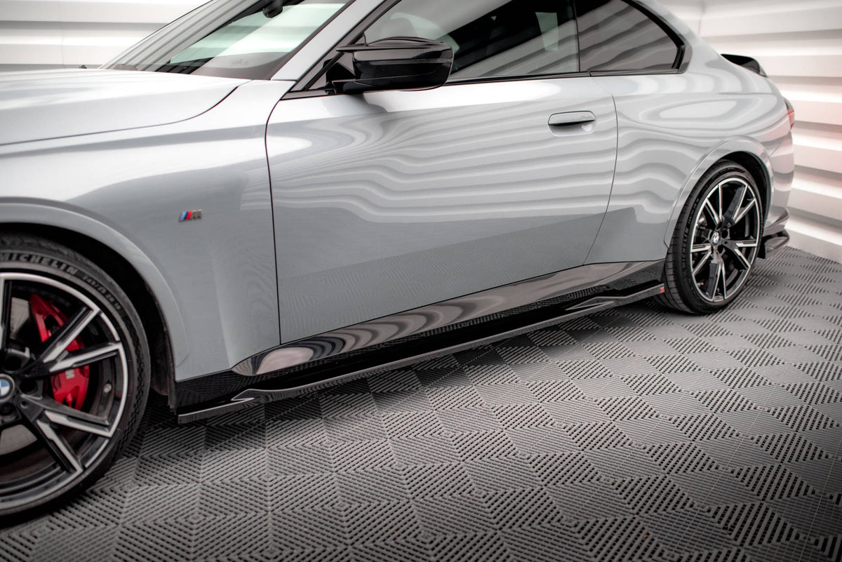 Side Skirts Diffusers V.2 suitable for BMW 2 Coupe M-Pack / M240i G42
