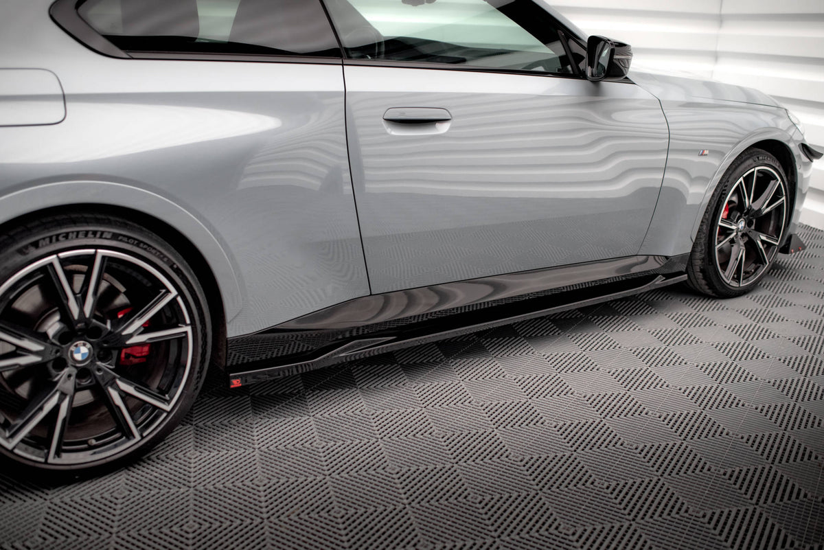 Side Skirts Diffusers V.2 suitable for BMW 2 Coupe M-Pack / M240i G42