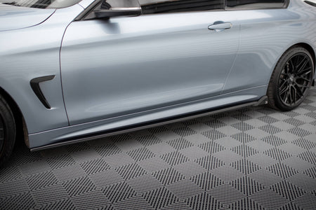 Side Skirts Diffusers V.2 suitable for BMW 4 Coupe / Gran Coupe / Cabrio M-Pack F32 / F36 / F33