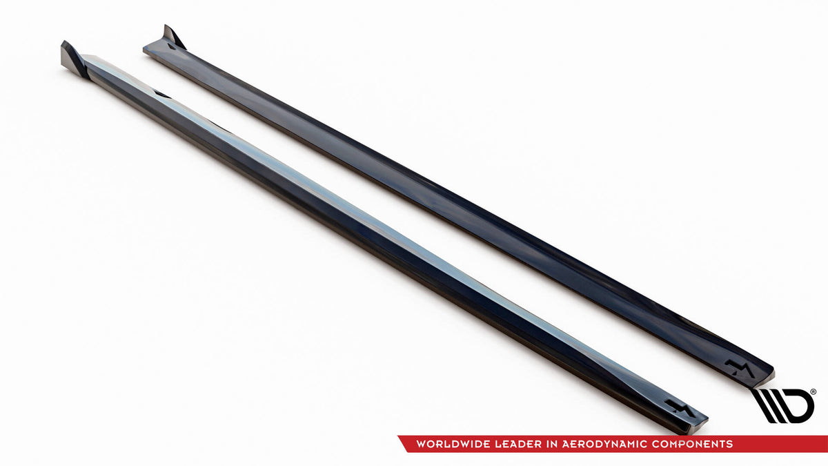 Side Skirts Diffusers V.2 suitable for BMW 4 Coupe / Gran Coupe / Cabrio M-Pack F32 / F36 / F33