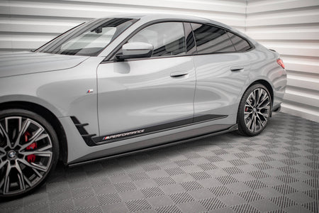 Side Skirts Diffusers V.2 suitable for BMW 4 Gran Coupe M-Pack / M440i G26