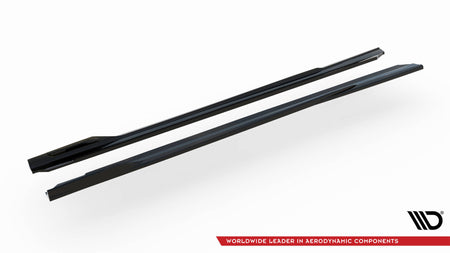 Side Skirts Diffusers V.2 suitable for BMW 5 M-Pack Sedan / Touring  G60 / G61