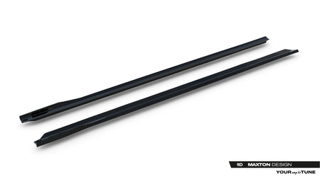 Side Skirts Diffusers V.2 suitable for BMW 740d xDrive M-pack / 740i xDrive M-Pack G70