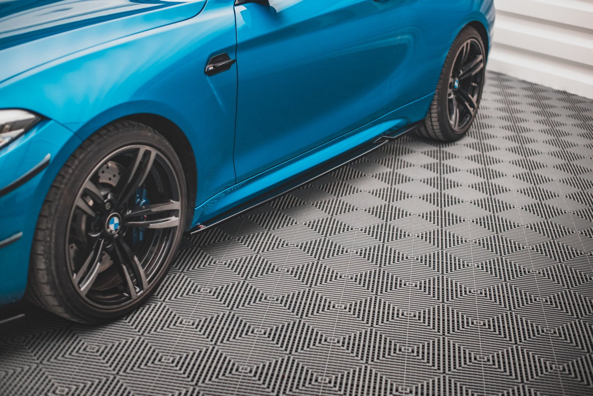 Side Skirts Diffusers V.2 suitable for BMW M2 F87