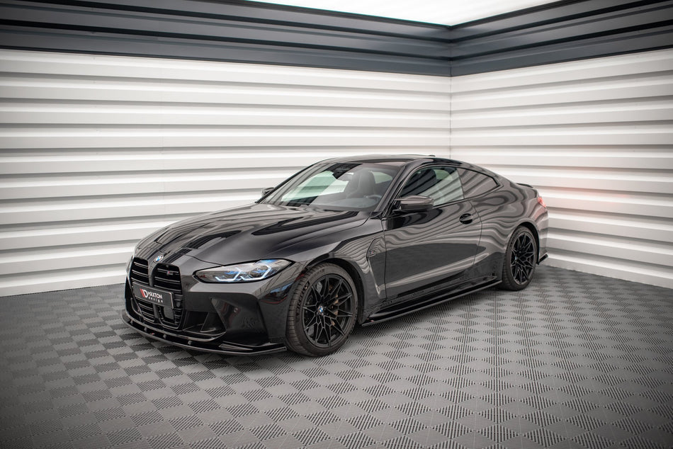 Side Skirts Diffusers V.2 suitable for BMW M4 G82 / G82 Facelift