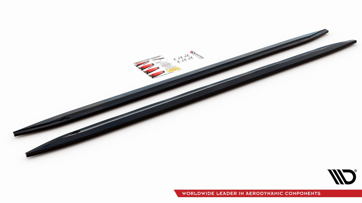 Side Skirts Diffusers V.2 suitable for BMW M4 G82 / G82 Facelift