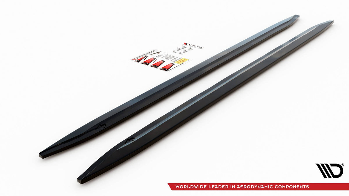 Side Skirts Diffusers V.2 suitable for BMW M4 G82 / G82 Facelift