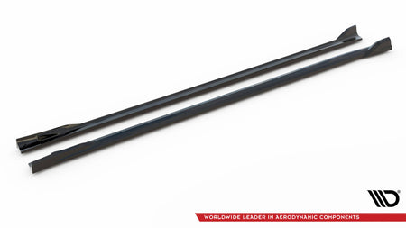 Side Skirts Diffusers V.2 suitable for BMW X4 M-Pack G02