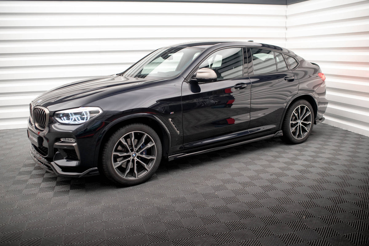 Side Skirts Diffusers V.2 suitable for BMW X4 M-Pack G02