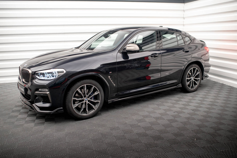 Side Skirts Diffusers V.2 suitable for BMW X4 M-Pack G02