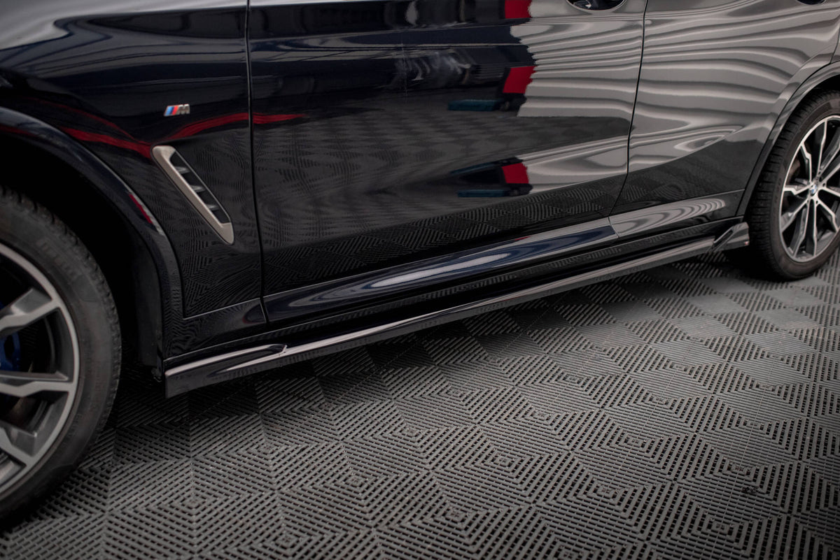 Side Skirts Diffusers V.2 suitable for BMW X4 M-Pack G02