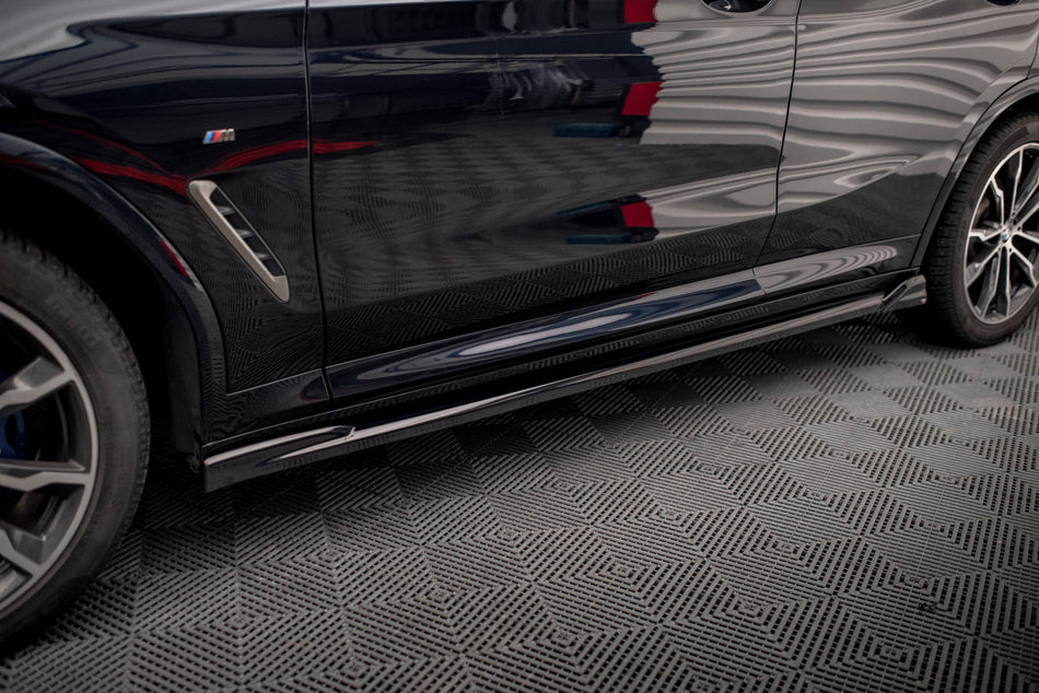 Side Skirts Diffusers V.2 suitable for BMW X4 M-Pack G02