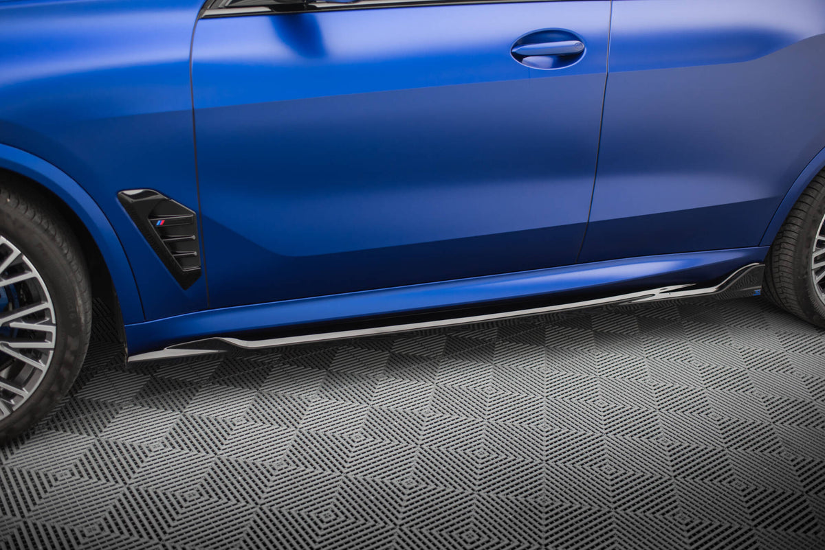 Side Skirts Diffusers V.2 suitable for BMW X5 M-Pack G05 Facelift