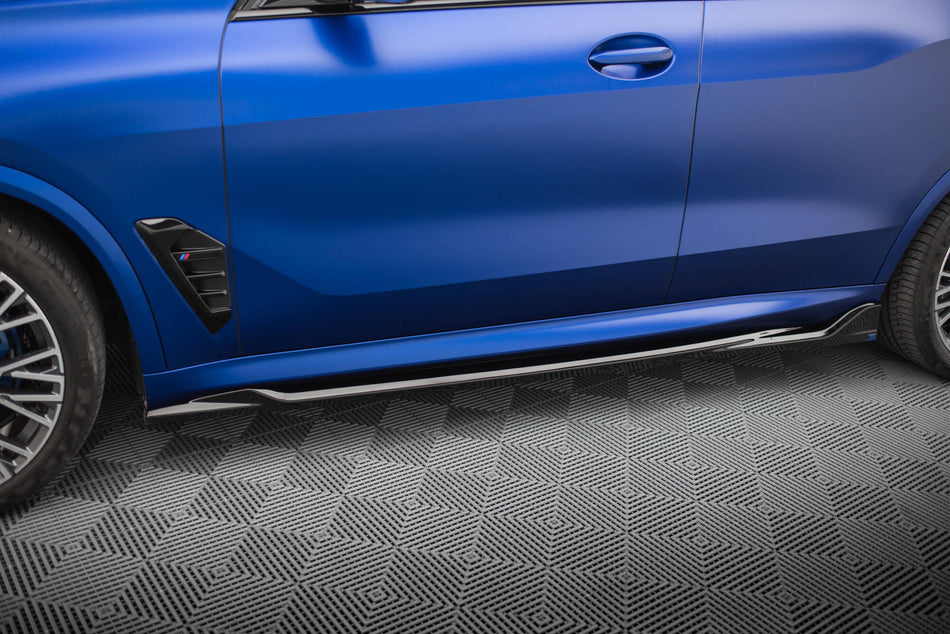 Side Skirts Diffusers V.2 suitable for BMW X5 M-Pack G05 Facelift