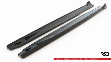 Side Skirts Diffusers V.2 suitable for BMW X6 M F96 / X6 M-Pack G06