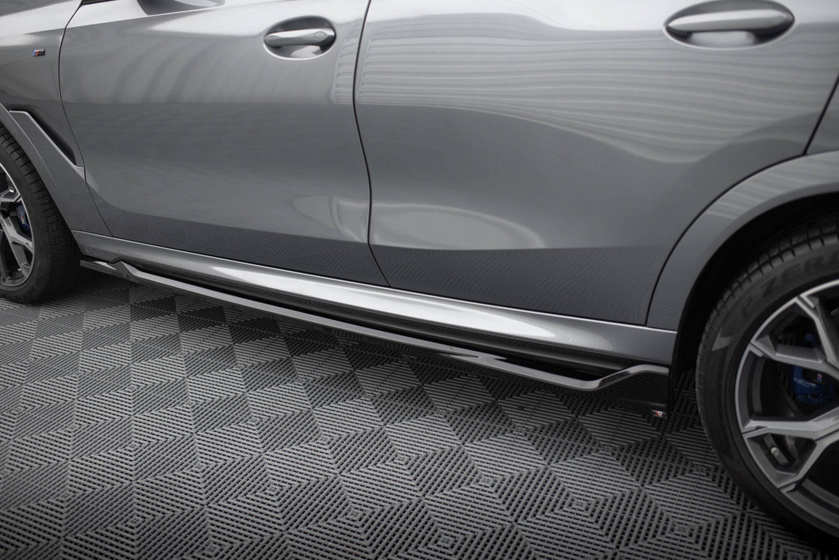 Side Skirts Diffusers V.2 suitable for BMW X6 M-Pack G06 Facelift