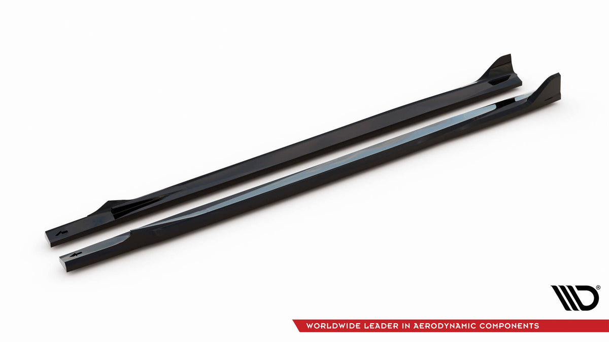 Side Skirts Diffusers V.2 suitable for BMW X6 M-Pack G06 Facelift