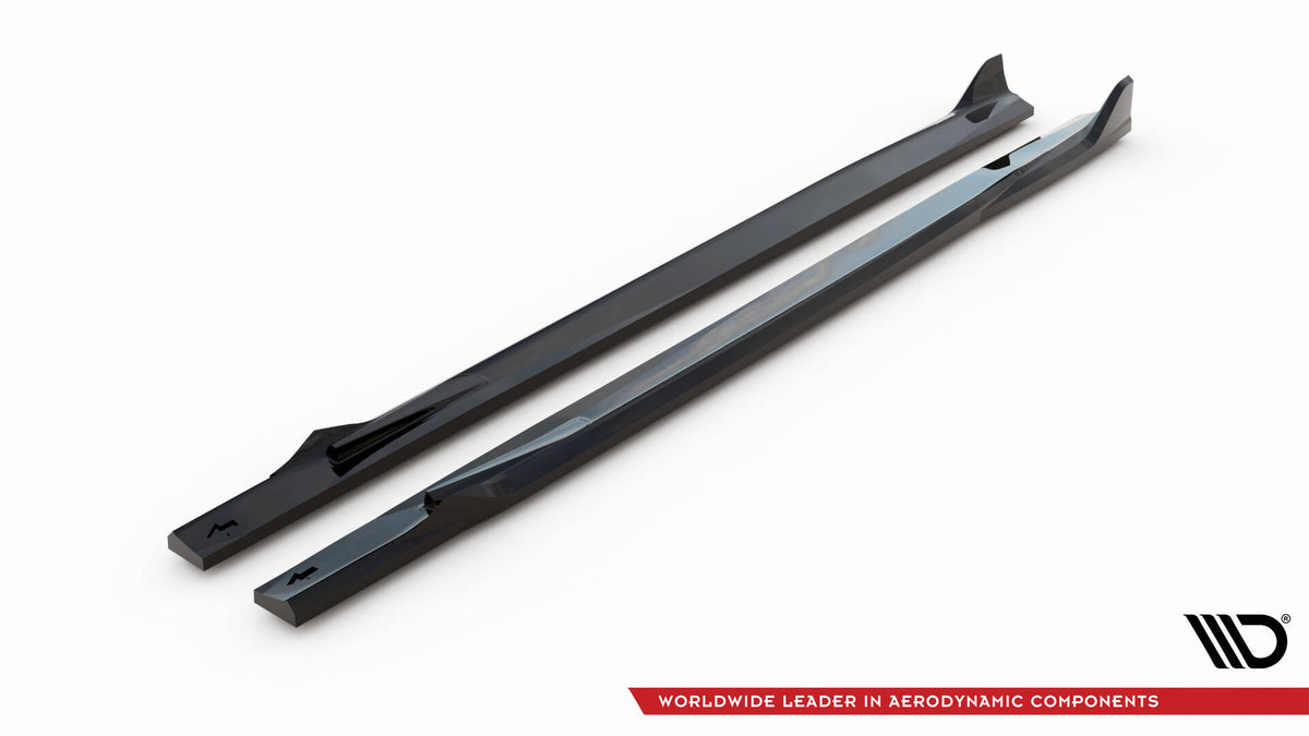 Side Skirts Diffusers V.2 suitable for BMW X6 M-Pack G06 Facelift