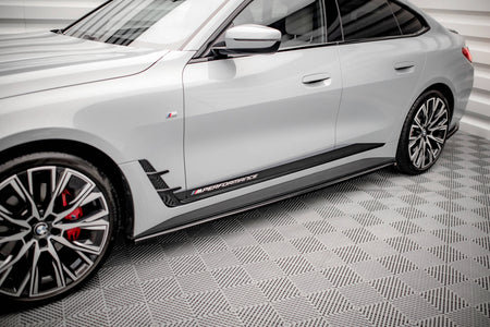 Side Skirts Diffusers V.2 suitable for BMW i4 M-Pack G26