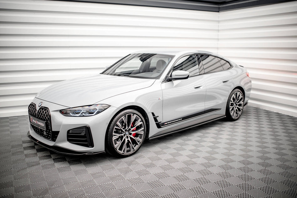 Side Skirts Diffusers V.2 suitable for BMW i4 M-Pack G26