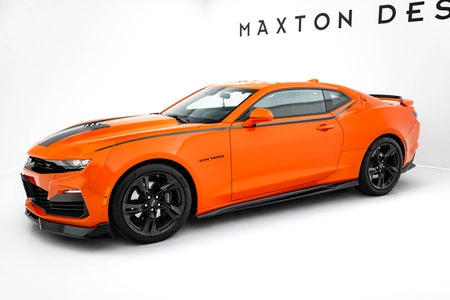 Side Skirts Diffusers V.2 suitable for Chevrolet Camaro SS Mk6 Facelift