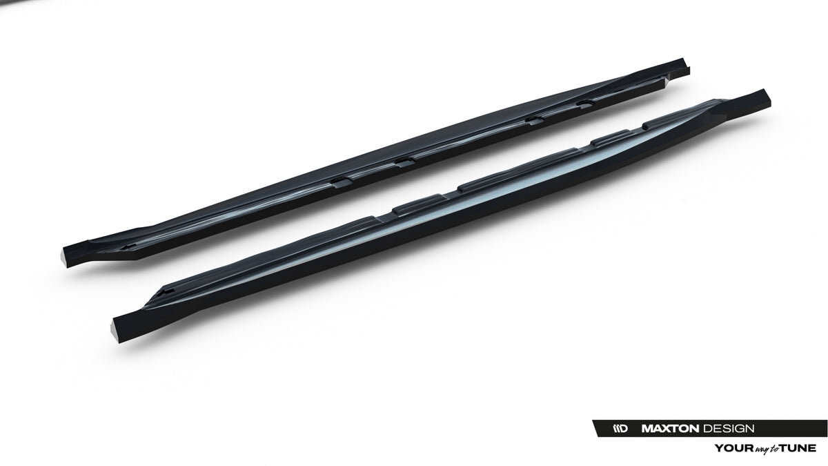 Side Skirts Diffusers V.2 suitable for Cupra Leon ST / Hatchback  Aero Mk1 / Mk1 Facelift