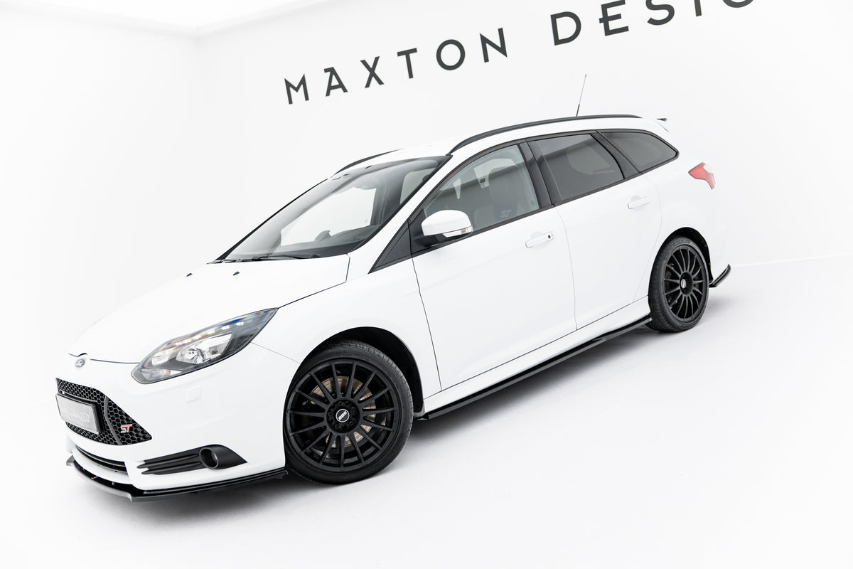 Side Skirts Diffusers V.2 suitable for Ford Focus ST Mk3