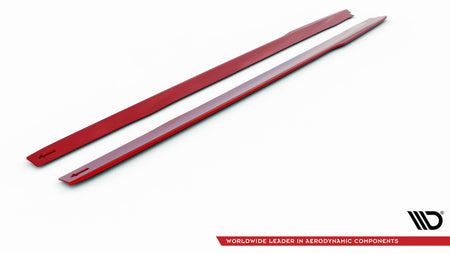 Side Skirts Diffusers V.2 suitable for Ford Mustang Mk6 Facelift