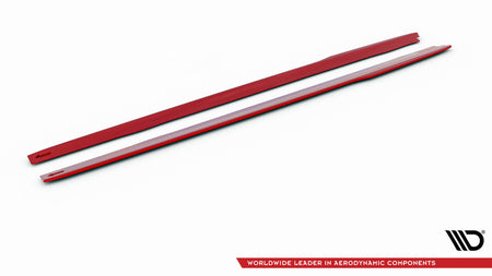 Side Skirts Diffusers V.2 suitable for Ford Mustang Mk6 Facelift