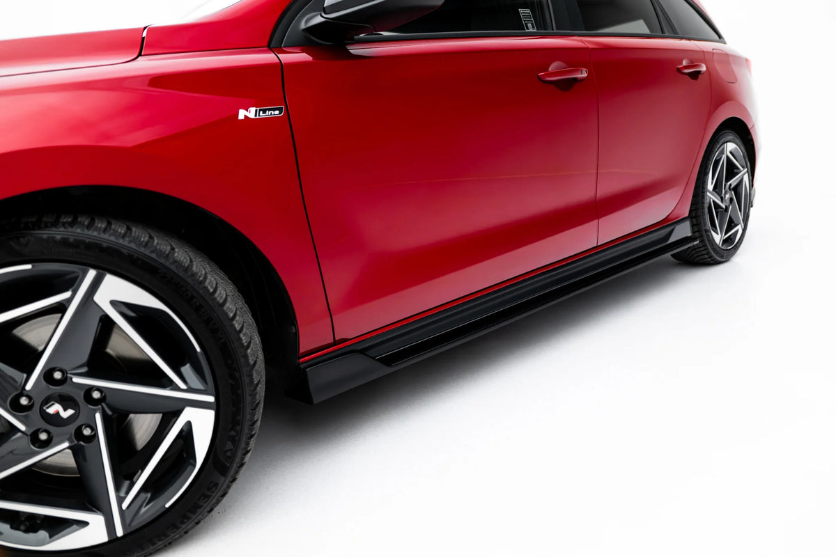 Side Skirts Diffusers V.2 suitable for Hyundai I30 N-Line Wagon Mk3 Facelift